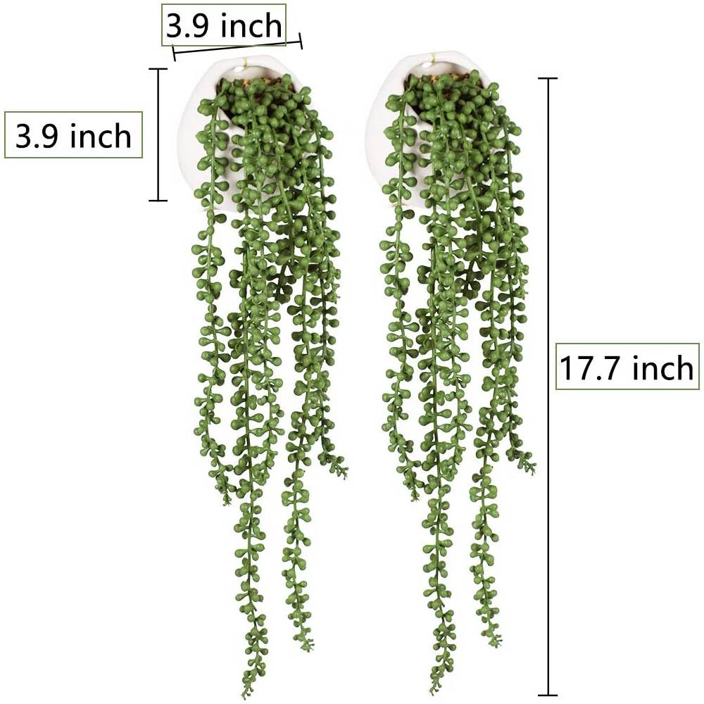 Artificial Succulents Hanging Plants
